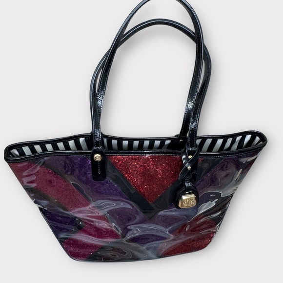 Henri Bendel New York Glitter Chevron Tote - Picture 4 of 12